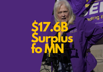 Statement on 17.6 billion dollar state surplus