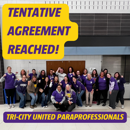 Tri-City United Paraprofessionals Reach A Tentative Agreement